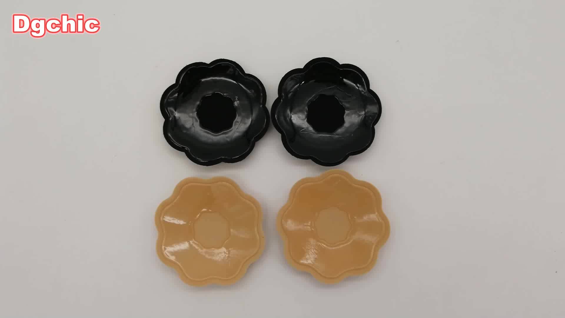 High Quality Rts Flower Petal Shape Sponge Nipple Cover Reusable Skin
