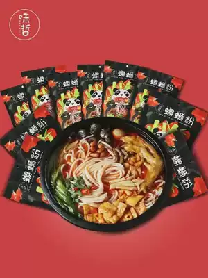 Wei Zhe snail powder 315g * 6 bags Guangxi authentic Liuzhou specialty snail powder office net red leisure snacks Snacks