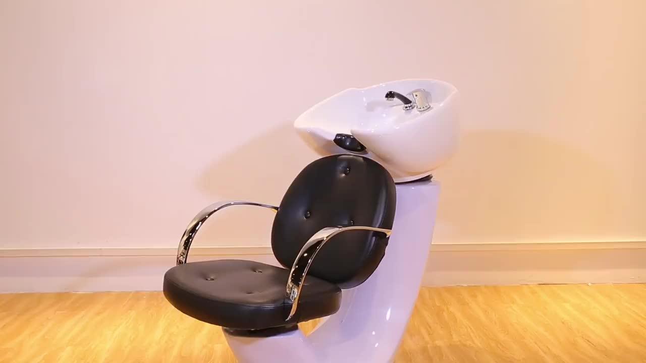 High Quality Hair Salon Equipment Shampoo Chairs With Basin Selling A