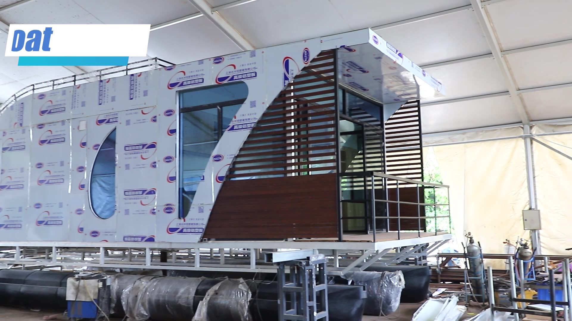 Prefabricated House Floating Home Prefab Hotel Floating Restaurant