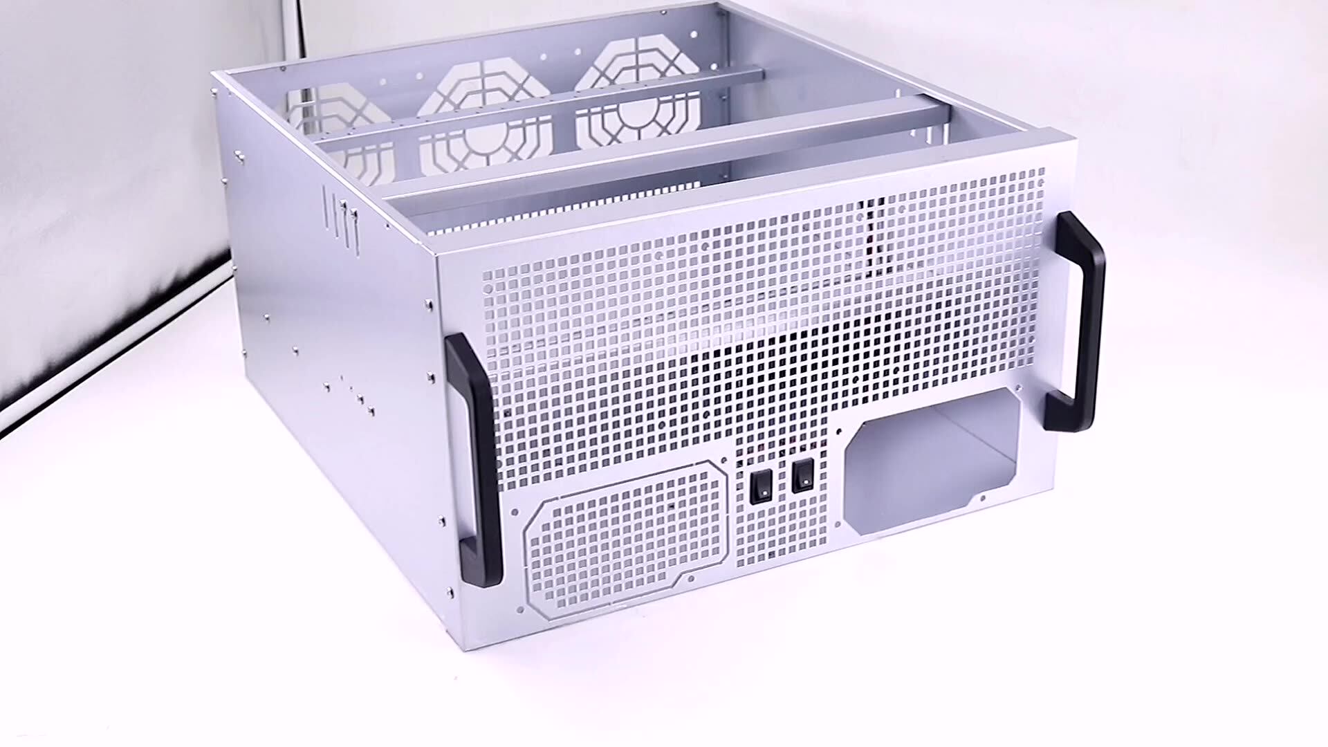 Rig Case Server Rack Gpu Mining Case Hotsale 6GPU 8GPU Bitcoin Rack Mining  Case 19inch 460MM