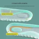 PU high-elastic shit-feeling insole thickened arch support high-elastic sports shock absorption sweat-absorbing breathable military training insole