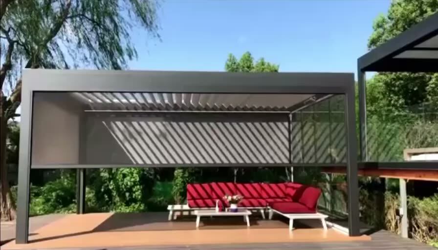 Cenador Plegable De Diseño De Aluminio Para Jardín,Pérgola De Lujo