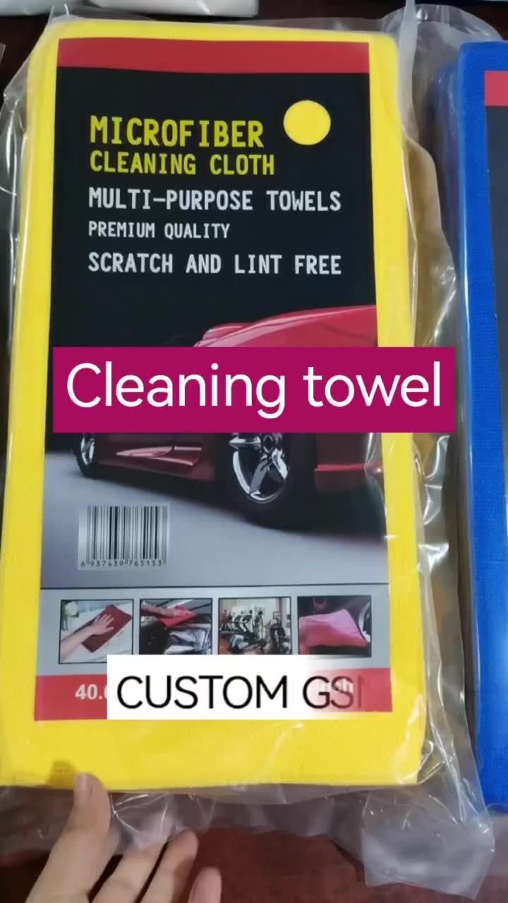 Microfiber Towel Wholesale Cleaning Cloth Car Wash Towel 36 Pieces Pack