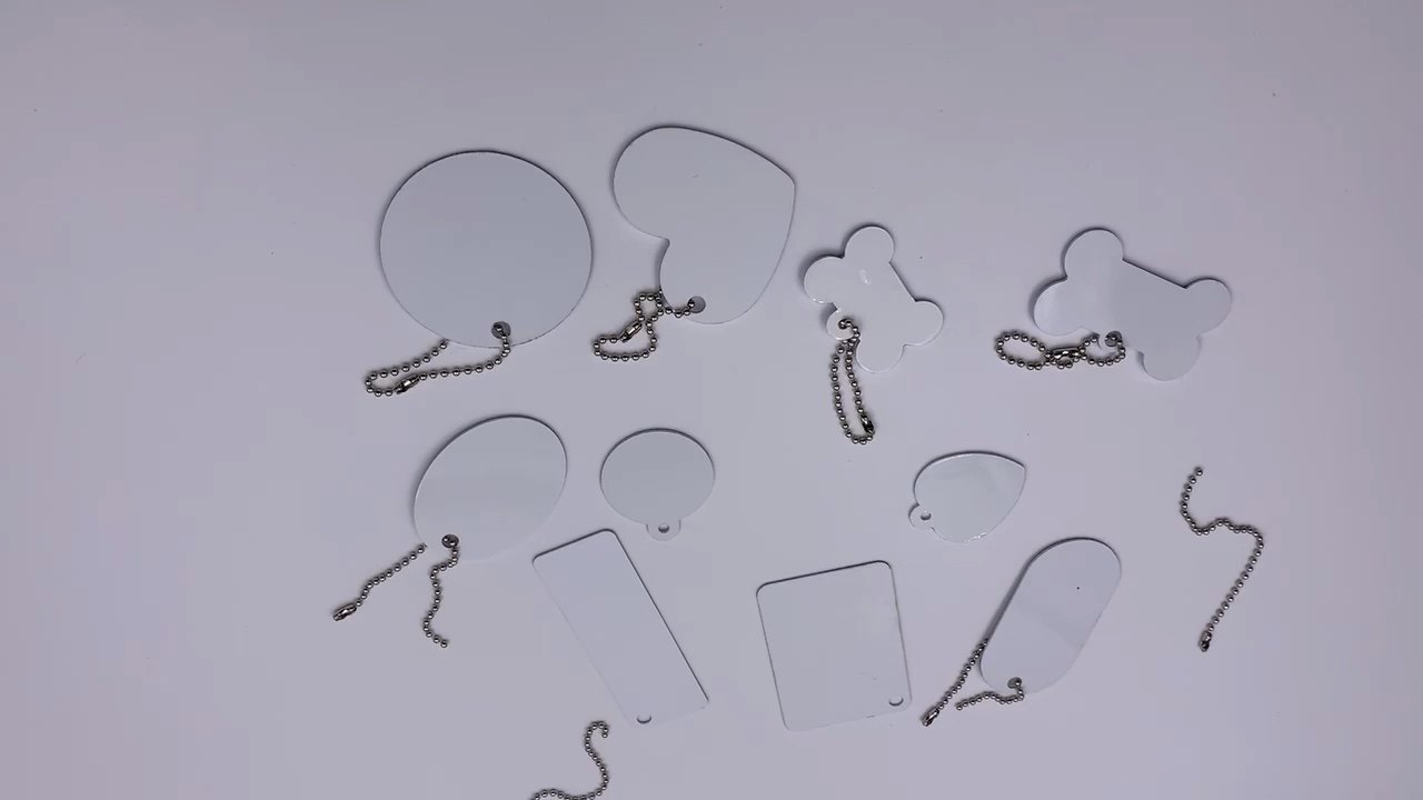 Wholesales Blank Aluminum Sublimation Dog Tags,Double Sides Printable