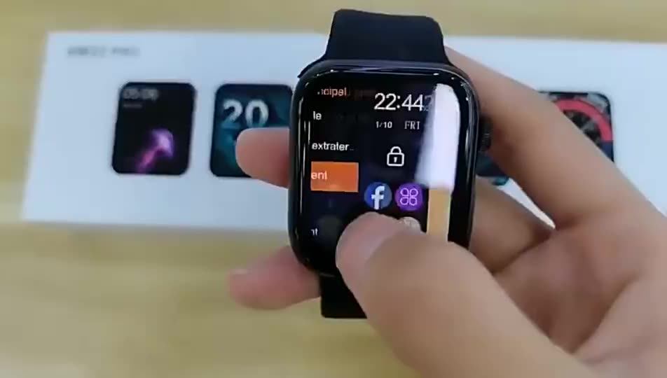 New Arrival Original Hw22 Pro Smart Watch Rdfit App Fitness 1.75 Inch
