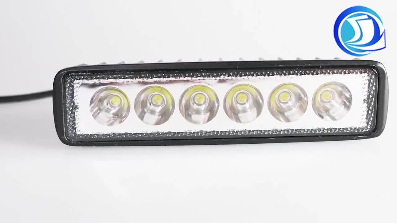 Wholesale Aluminum Truck Accessories Led Car Light 4x4 Spot Flood 18w