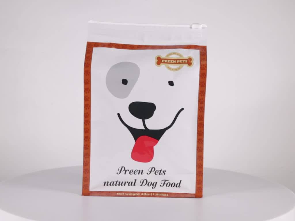 Eco Friendly Zip Lock Bag Cat And Dog Food Bags Packing Dog Travel Food
