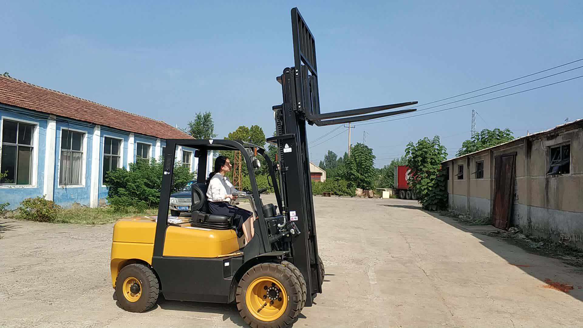 China Manufacture Wildly Used Forklift 2.5 Ton Diesel Fork Lift Pallet Truck Diesel Powered
