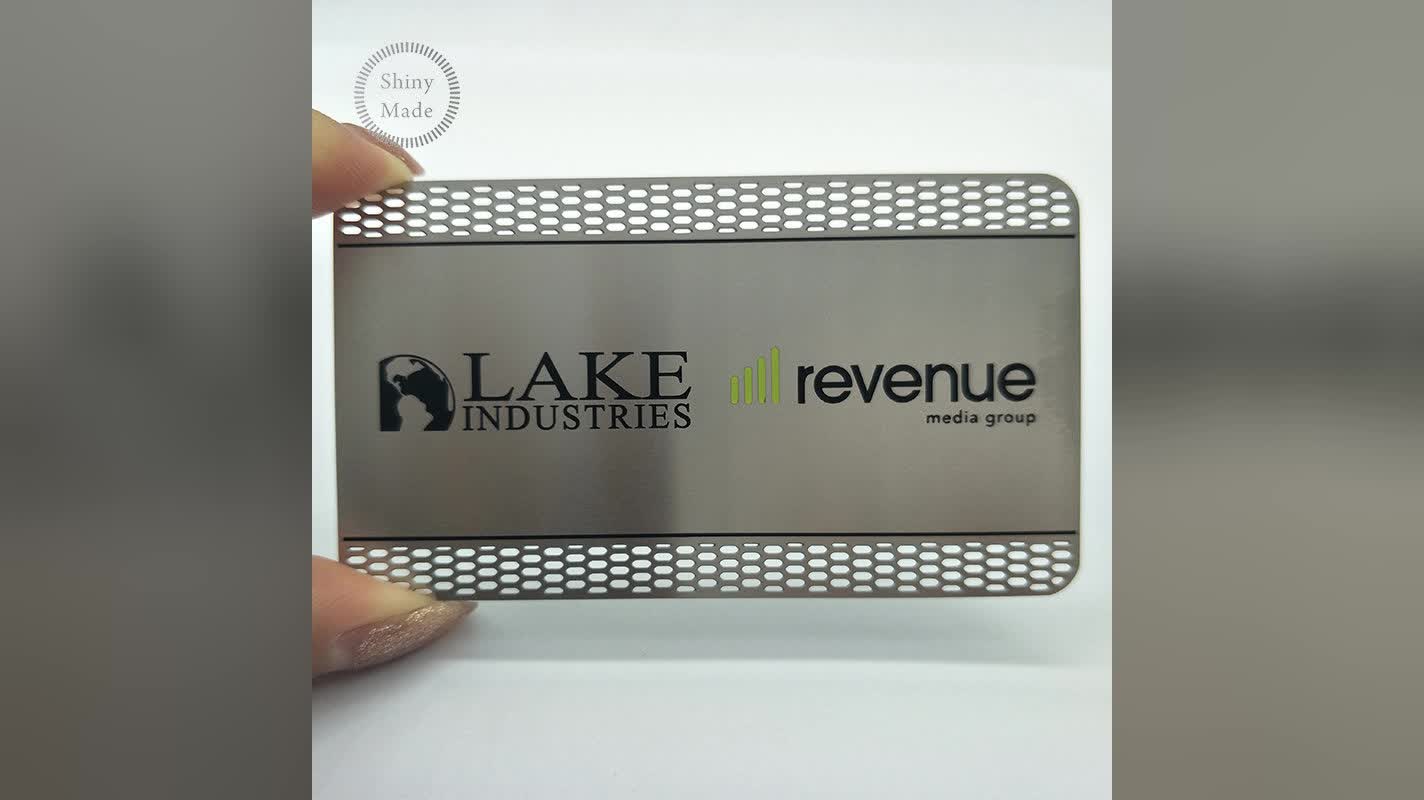 Sublimation Metal Business Cards Laser Engraved Metal Business Cards