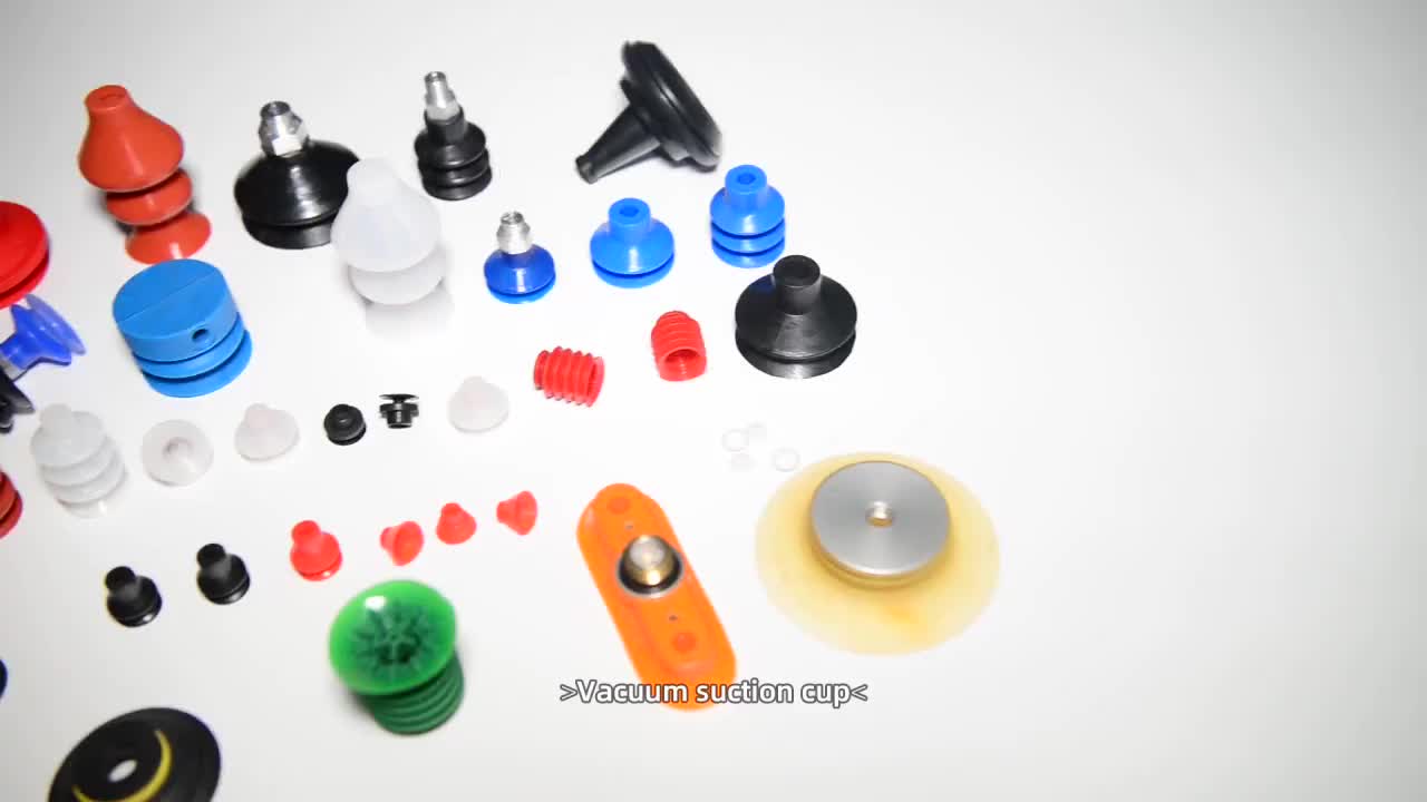 Black Small Non Slip Silicone Rubber Suction Cup Feet For Appliance