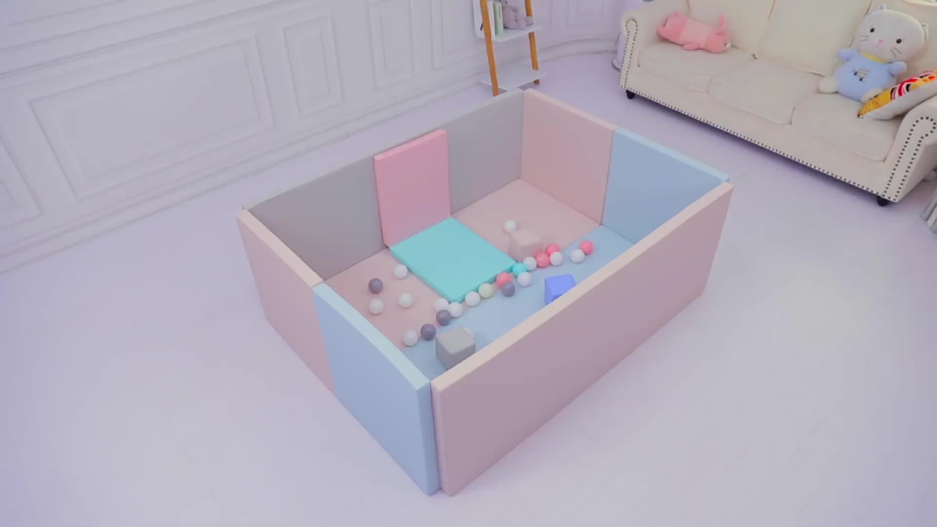 2019 New colors baby soft EPE foam bumper mat multifunctional children