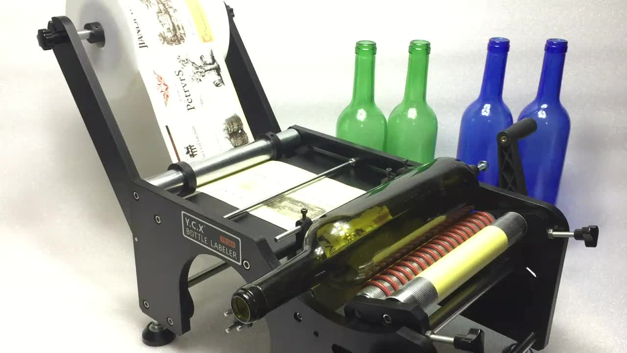 Affordable Manual Bottle Labeller Easy Operate Wine Bottle Manual