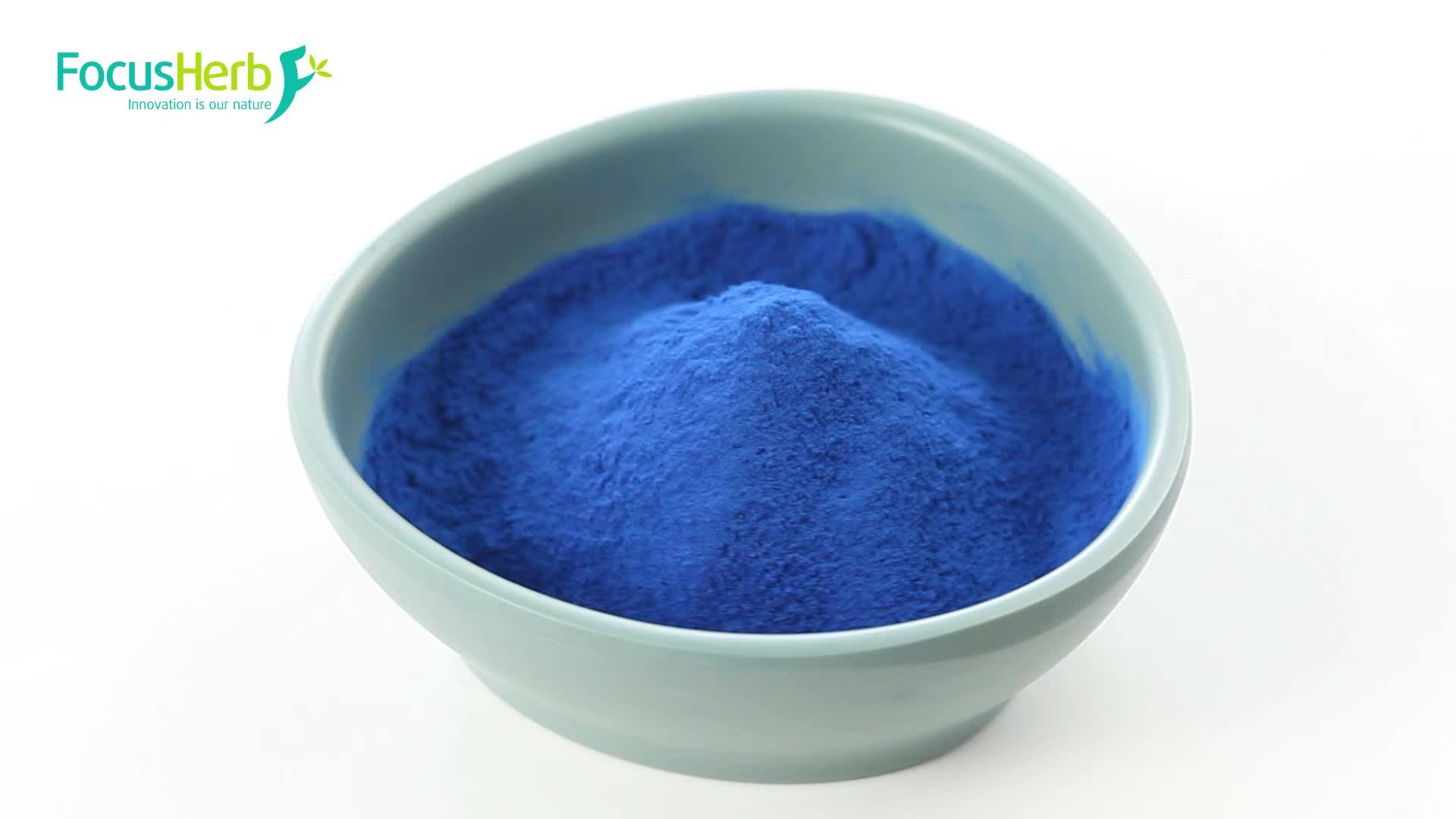 Focusherb Blue Spirulina Powder Phycocyanin Buy Phycocyanin,Blue