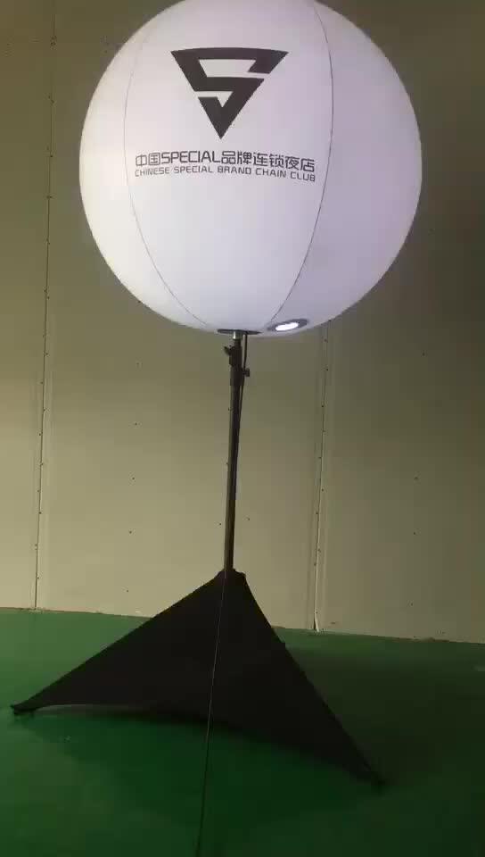 Pvc Inflatable Colourful Tripod Advertising Balloon For Indoor