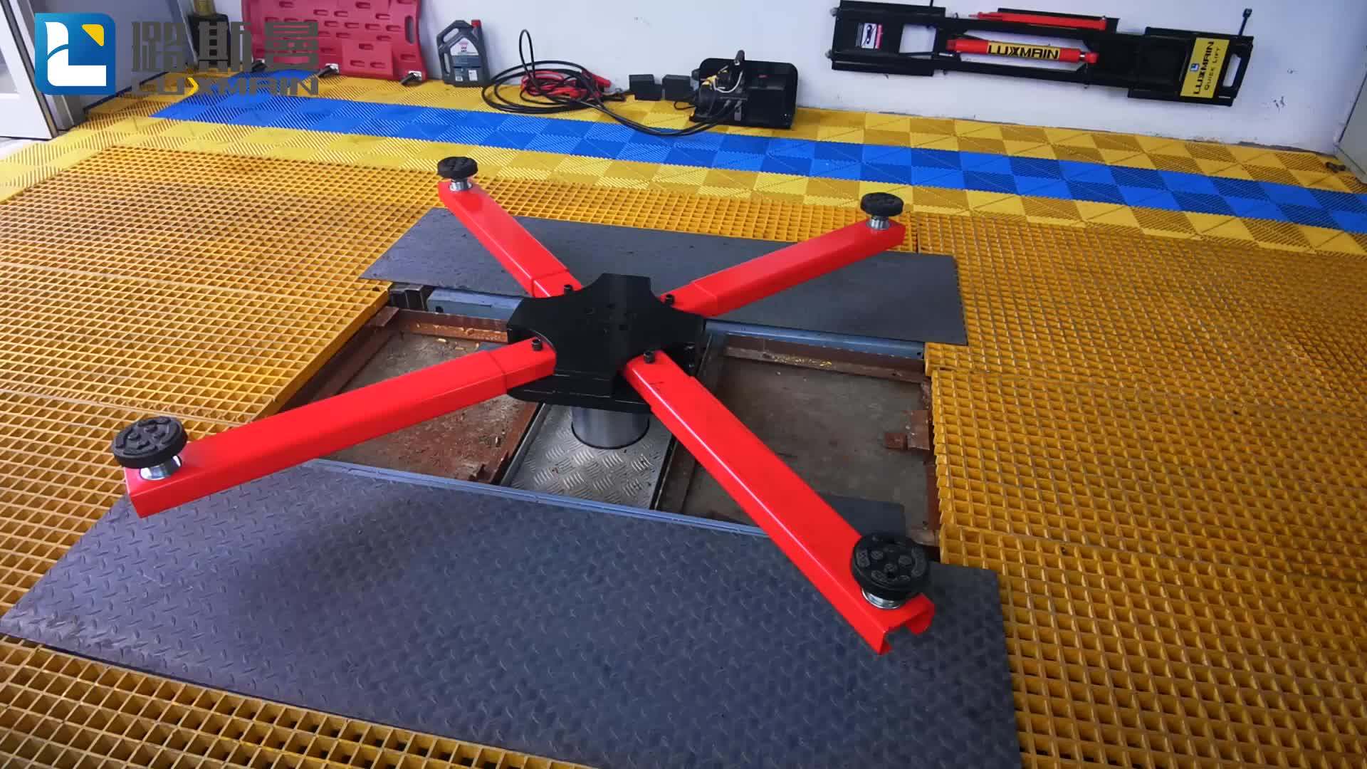 Hydraulic Inground Car Lift With Single Post Buy Single Post