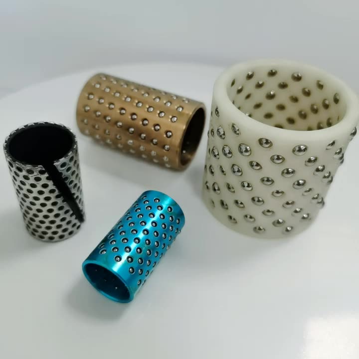 Aluminum Bronze Sleeve Linear Roller Bearings Bushings Fz Plastic Ball