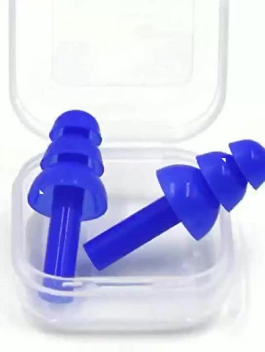 Reusable Silicone Ear Plugs Waterproof Hypoallergenic Ultra Comfortable