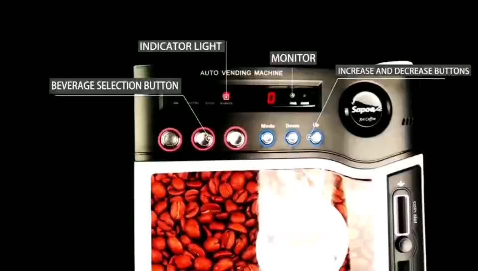 High Quality Coin Operated Coffee Vending Machine For Sale Sc8703b