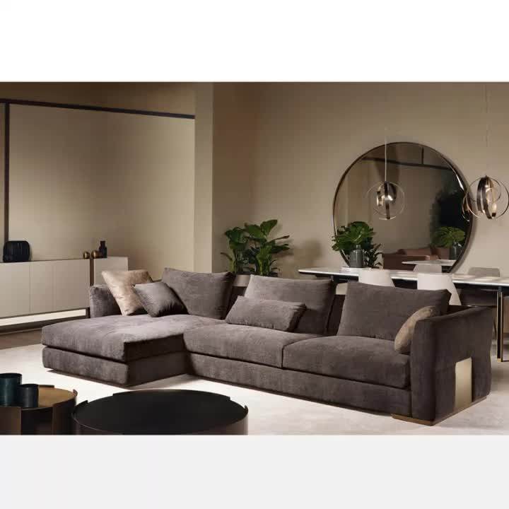 Modern Sofa Set Living Room Furniture L Shape Sectional Sofas With