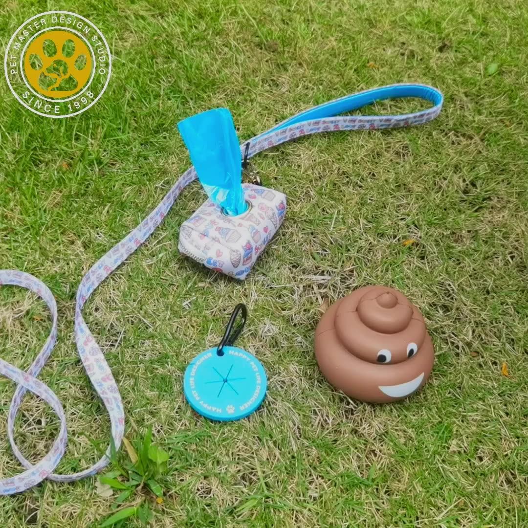 Sinsky Customized Logo Silicon Poop Pal Portable Hands Free Pvc Rubber