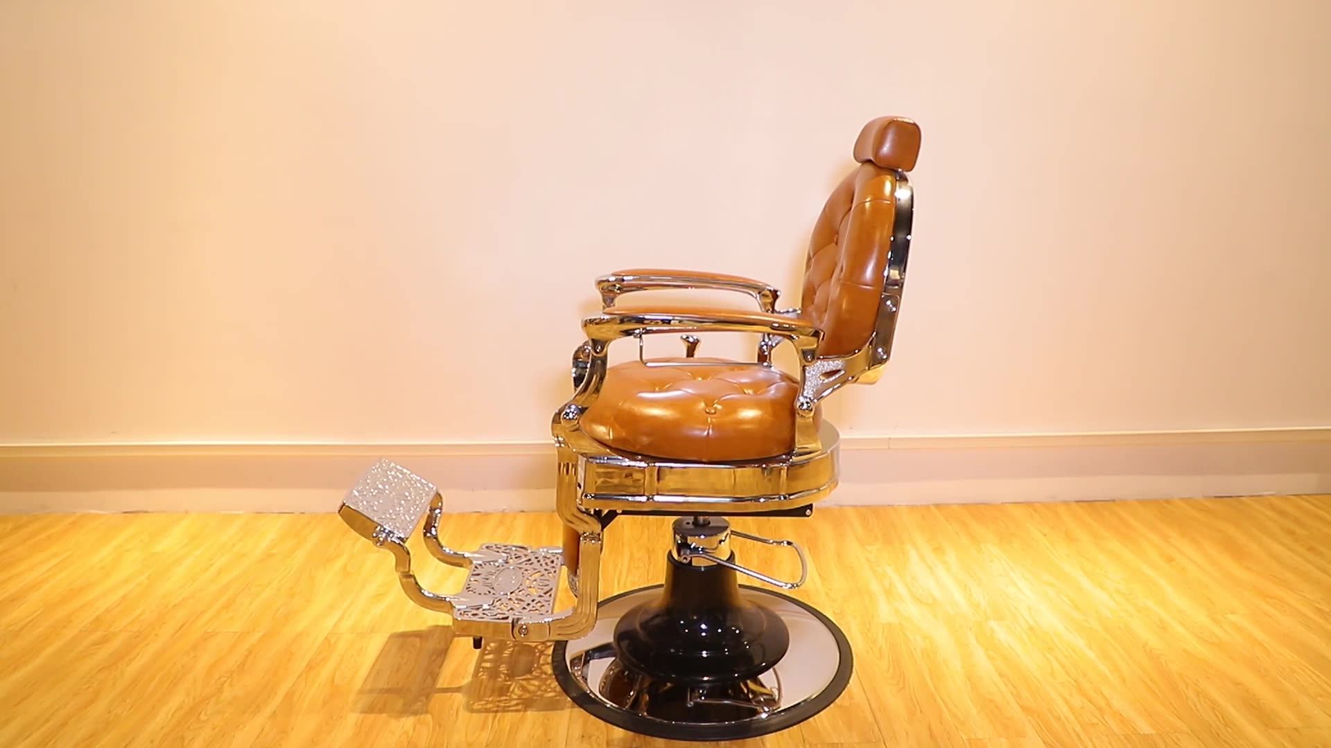 Kingshadow Equipment Vintage Barber Chair Antique Brown Barber Shop Chairs Buy