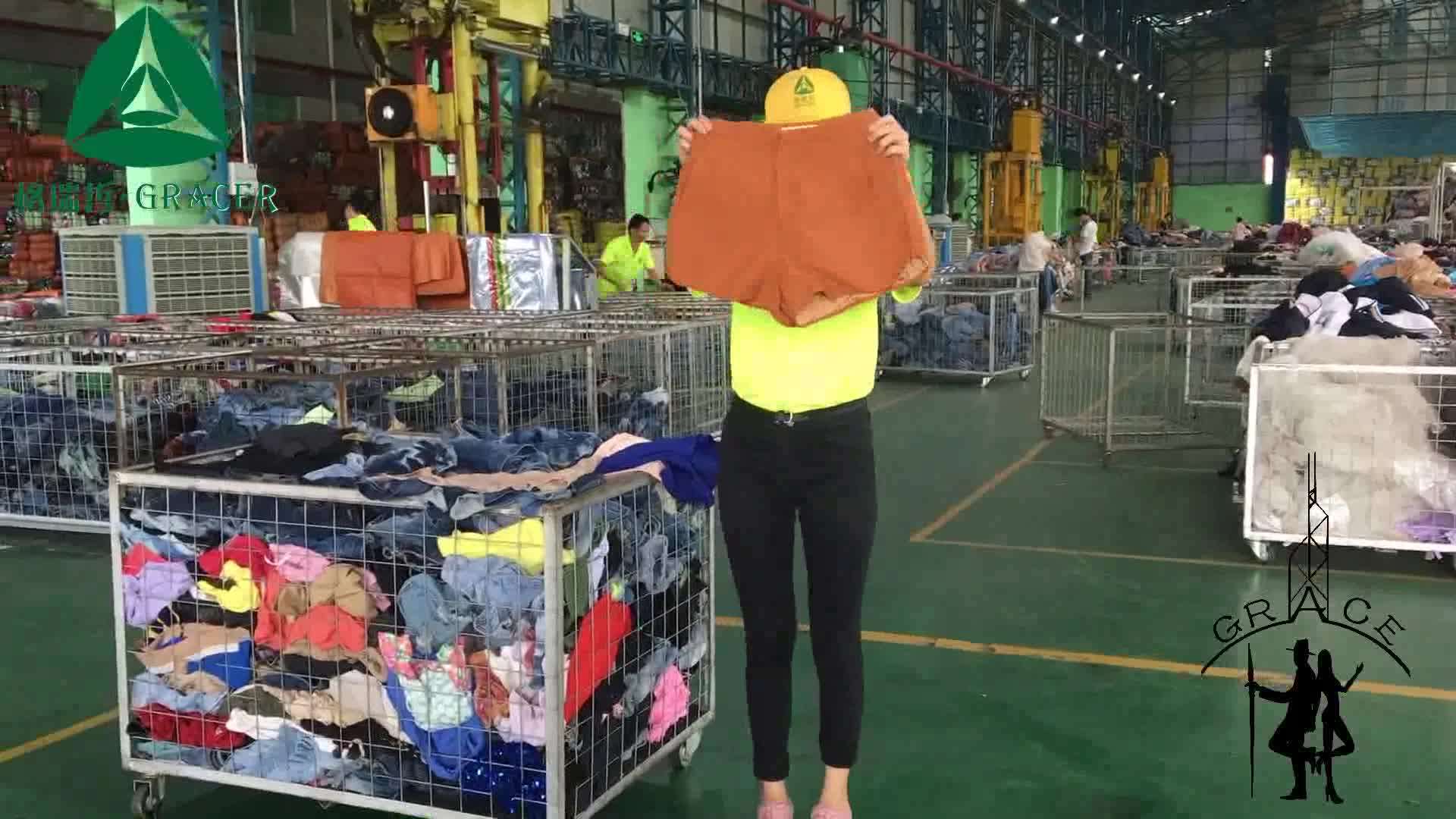 Top Selling Bundle Bales Wholesale Used Clothing To Australia Short