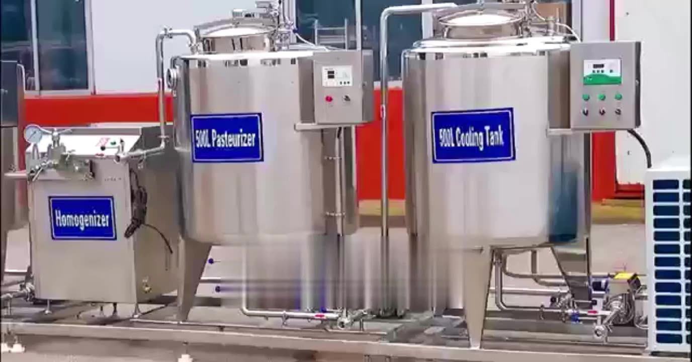 Full Automatic Industrial Yogurt Making Machine Food Grade 150l Pasteurization Yogurt Production