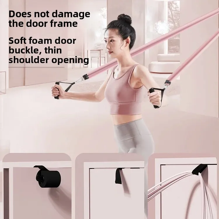 Pull Rope Home Fitness Elaine Belt Women's Elaine Rope High Pull-down Training Equipment Hanging Door Training Back Artifact Sports