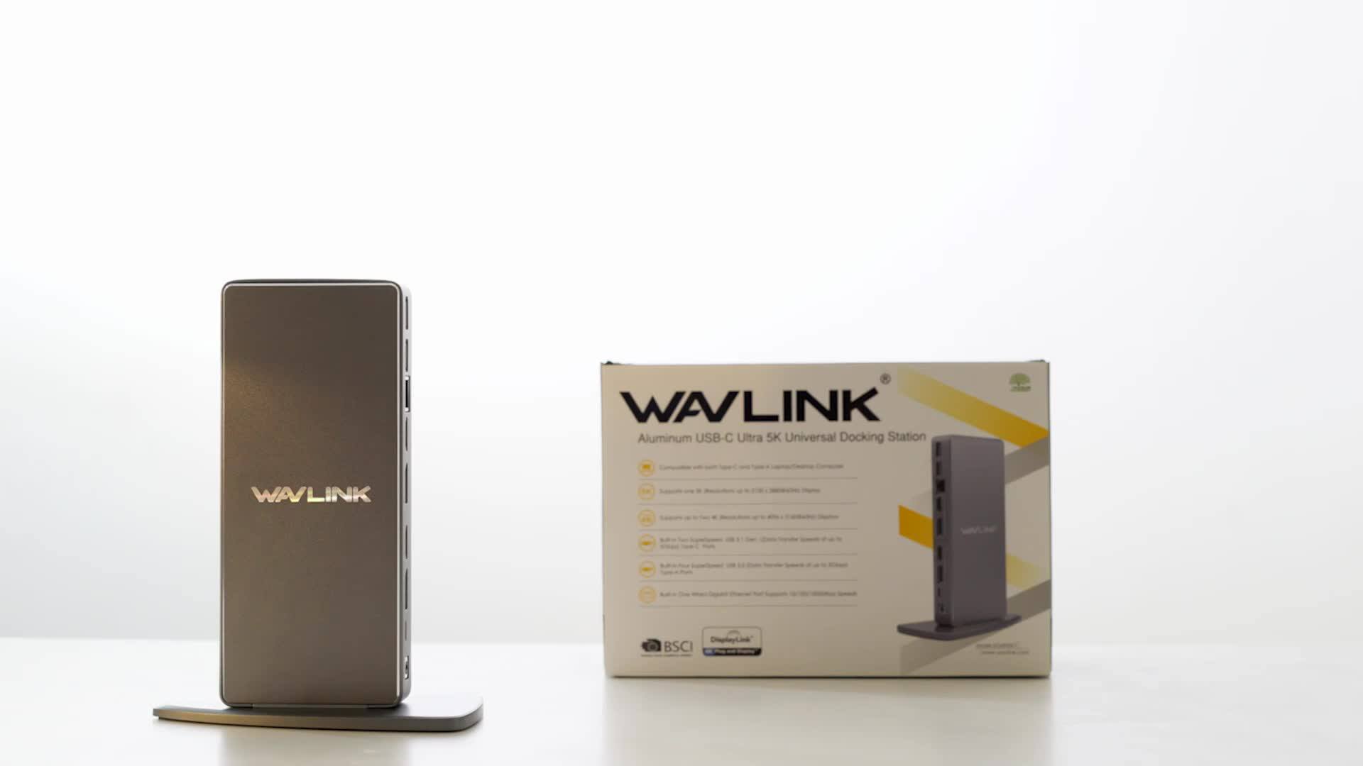 Wavlink-ラップトップ用のユニバーサルドッキングステーション,usb 3.0
