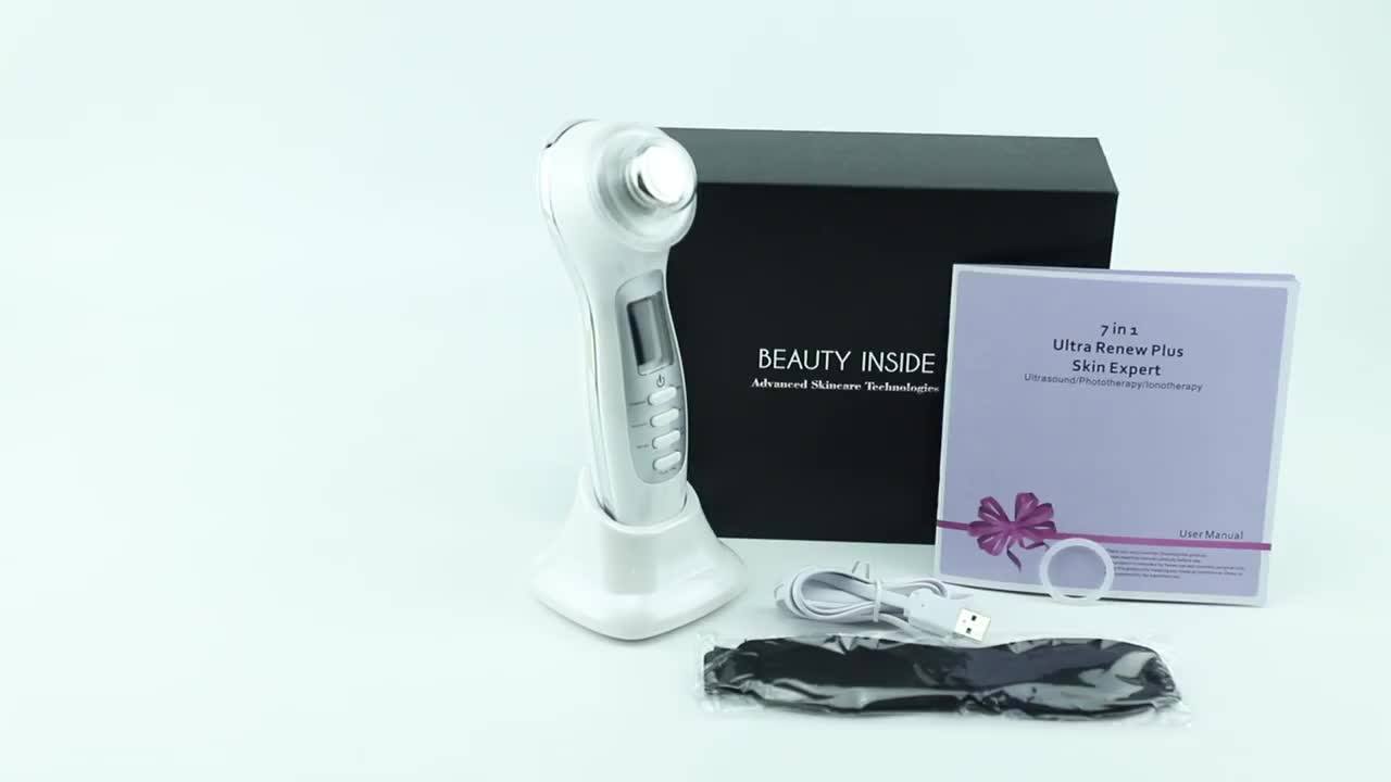 Ultrasonic Photon Galvanic Iontophoresis Best Skin Tightening Machine