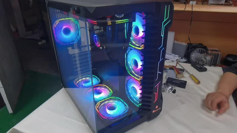 High Quality Atx/matx Gaming Pc Cases&tower Computer Case Pc For Gamer With Tempered