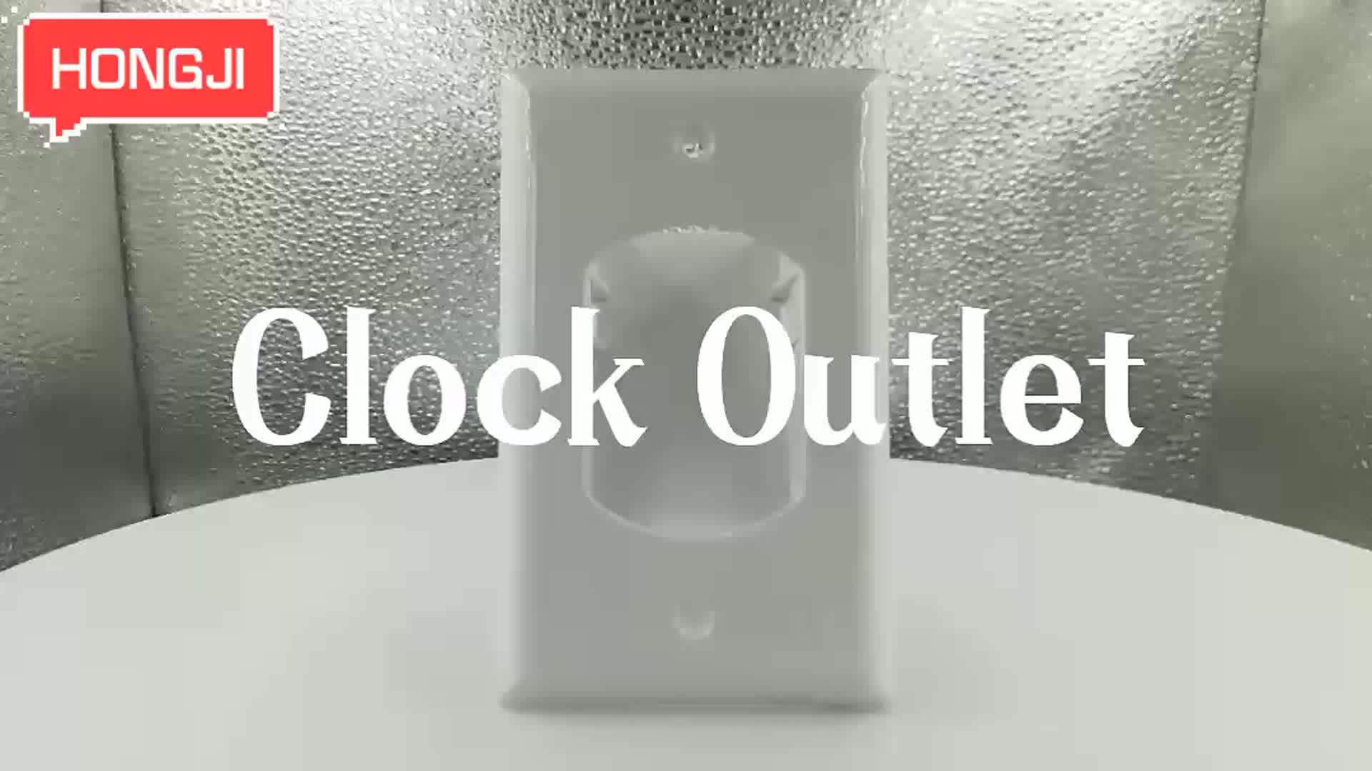 Etl 1 Gang Recessed Low Voltage Cable Wall Plate Flush Mount Media