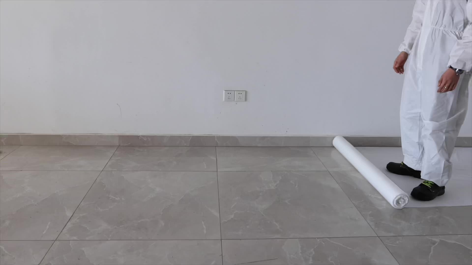 White Self Adhesive Flooring Protection Felt Protective Sticky White