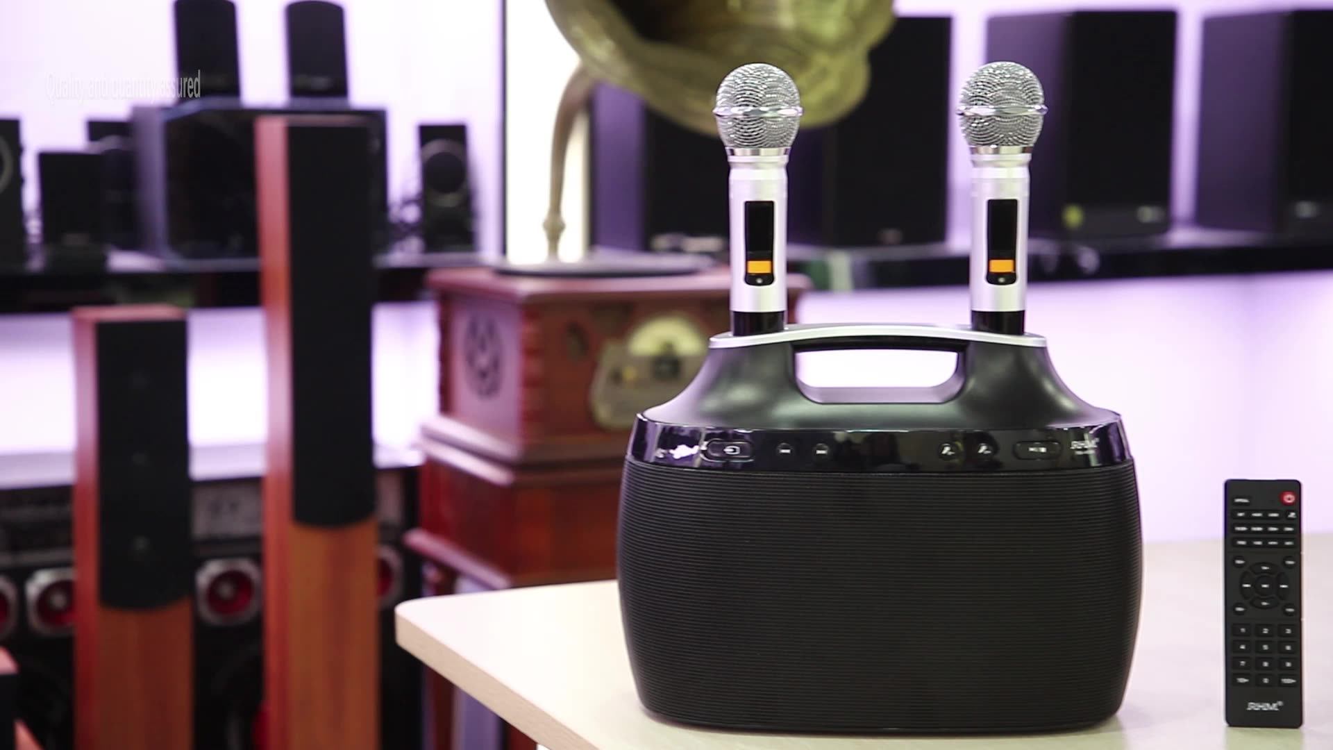 Rhm Rmk999 Factory Latest Portable Allinone Karaoke Speaker System