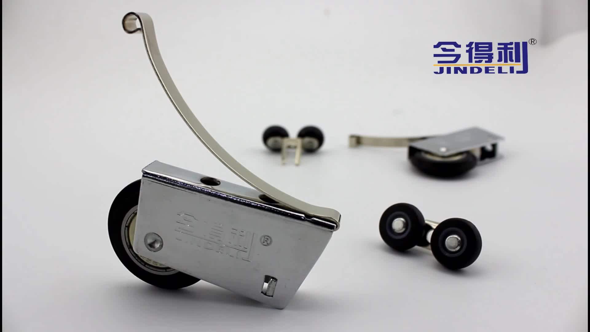 Adjustable Plastic Sliding Shower Door Roller Furniture Caster Wheel