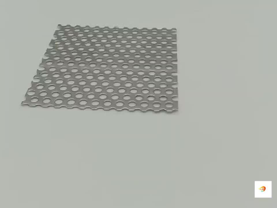 Platinum Coated Titanium Perforated Metal Mesh/speaker Grill Material