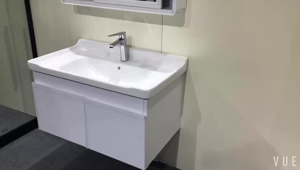 Modern Hotel Furniture Wall Sink Washbasin Waterproof Sliding Bathroom