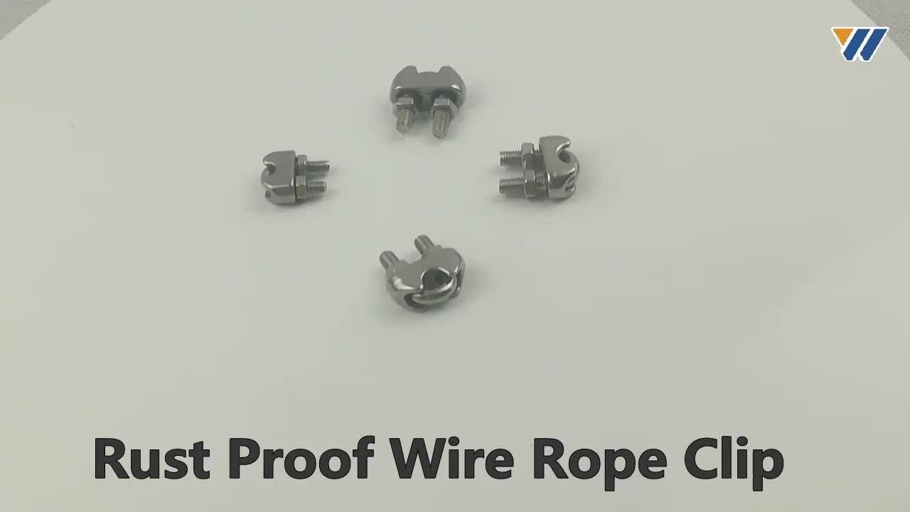 1 Inch 3mm Adjustable Braided Stainless Steel Fist Grip U Bolt Wire