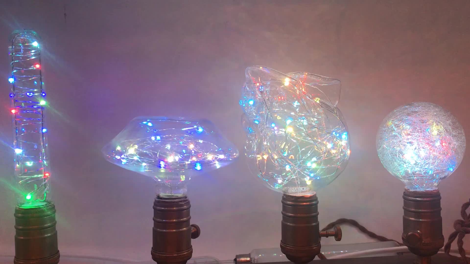 Ac85265v 1.5w Mini Rgb Flashing Led Power Lights Starry Globe G125 Bulbs Buy Led Light,Led