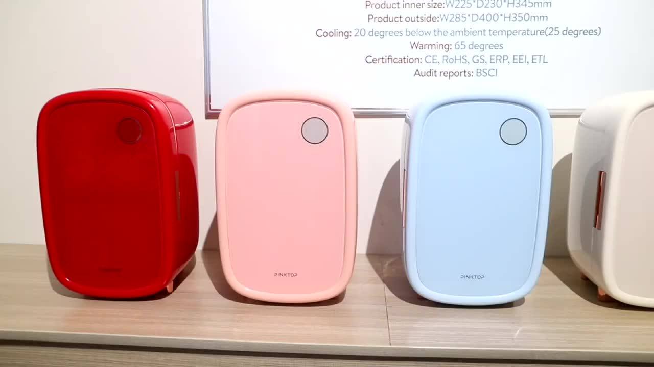 Wholesale 12l Custom Home Pink Cosmetic Makeup Beauty Skincare Mini