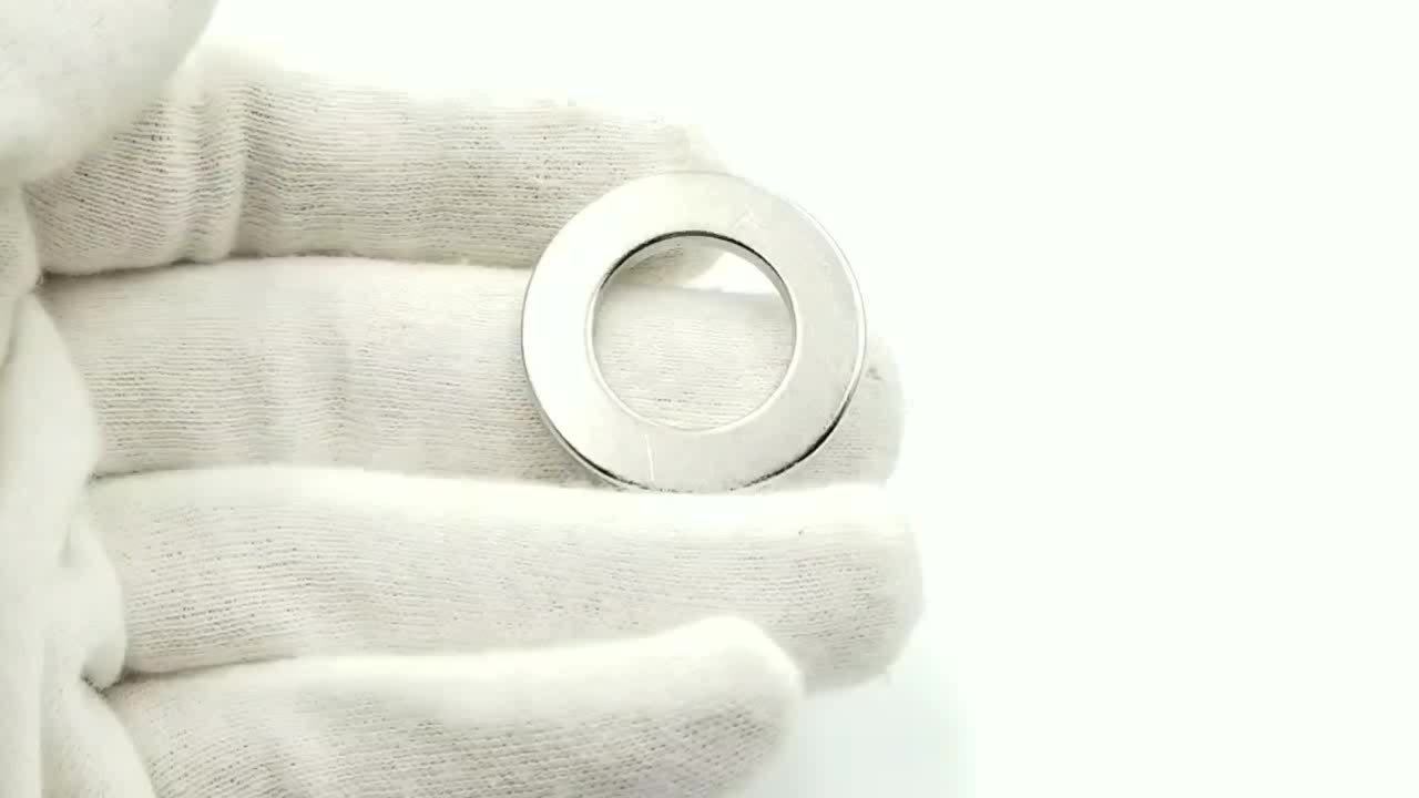 Rare Earth Neodymium Ring Washer Type Permanent Ndfeb
