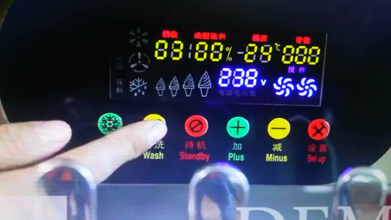 Cheap Table Top Soft Serve Ice Cream Machine Commercial Mini Ice Cream