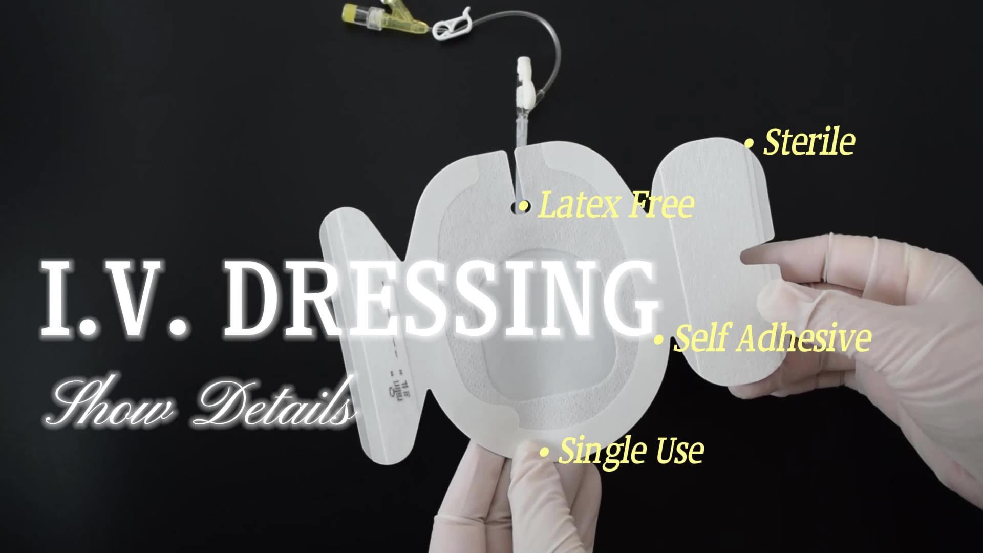 Iv Film Dressing Hospital Use Ce Iso Window Style Lowcost I.v