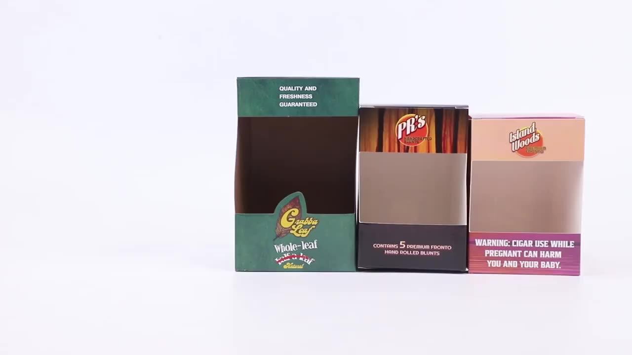 Custom Sachet Display Box Natural Looseleaf Packaging Resealable ...