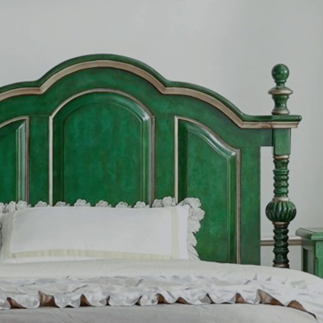 什么是美式乡村风格？绿色床诸譬如甚么成为空间点睛之笔