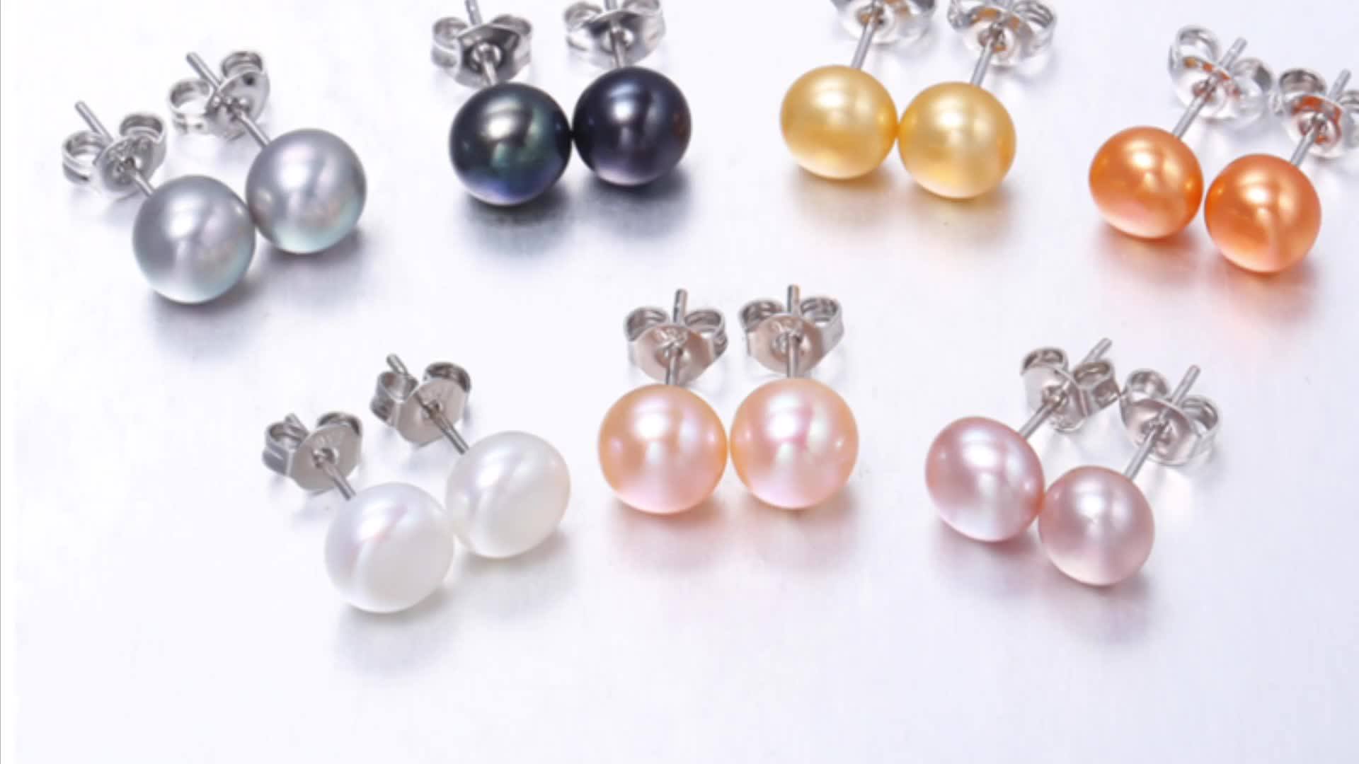 925 Sterling Silver White Wholesale Fresh Water Freshwater Pearl