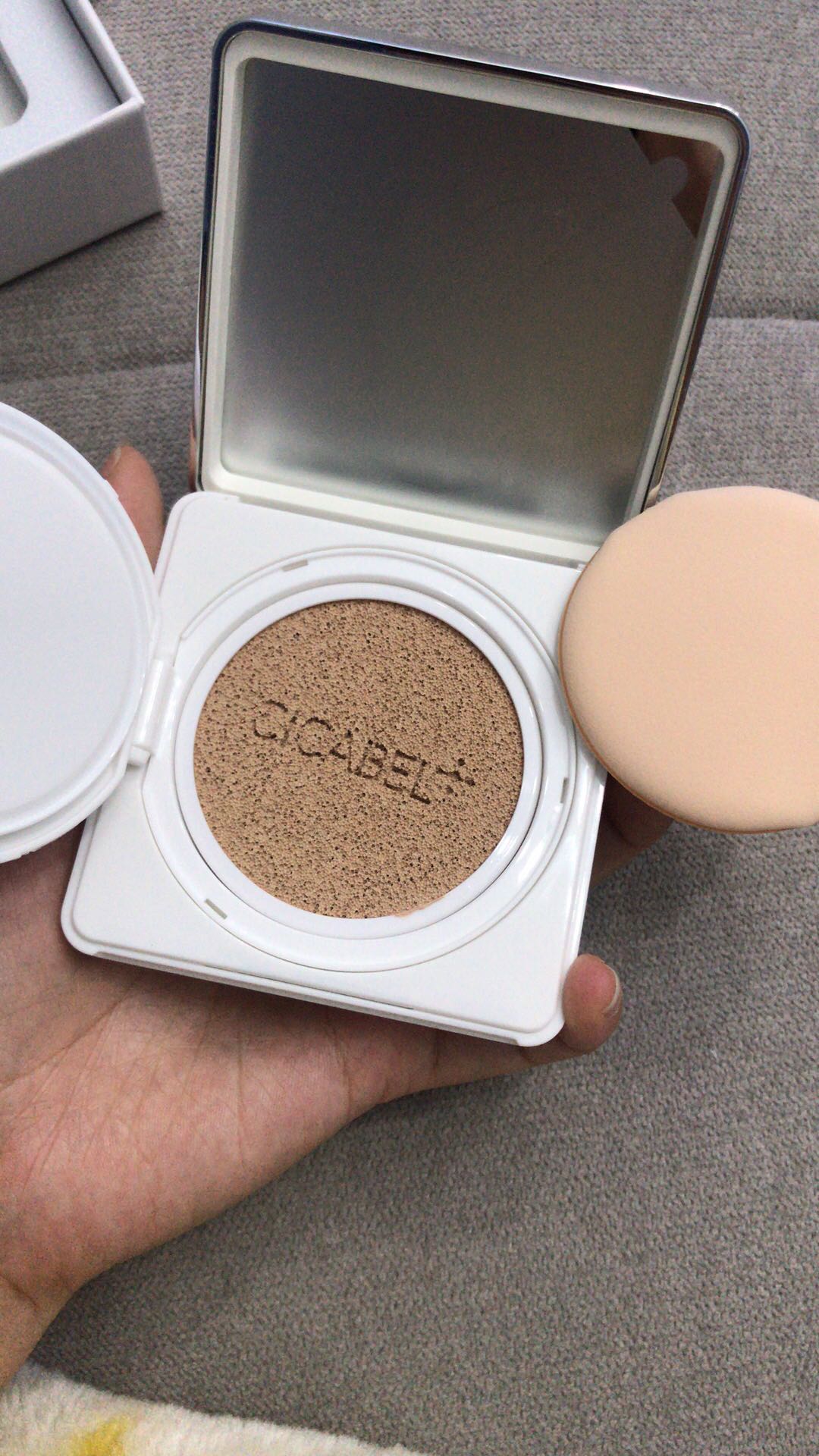 希卡贝尔气垫素颜CC霜有用吗？使用效果显示,第4张