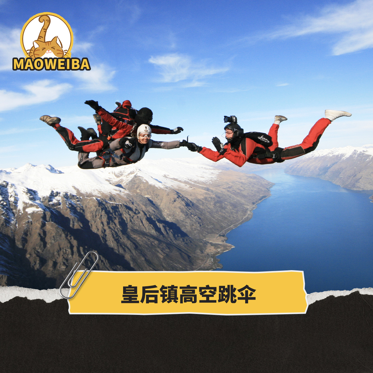[Cat Tail Travel] ニュージーランド、クイーンズタウンのNzone Skydive Wanakaスカイダイビング