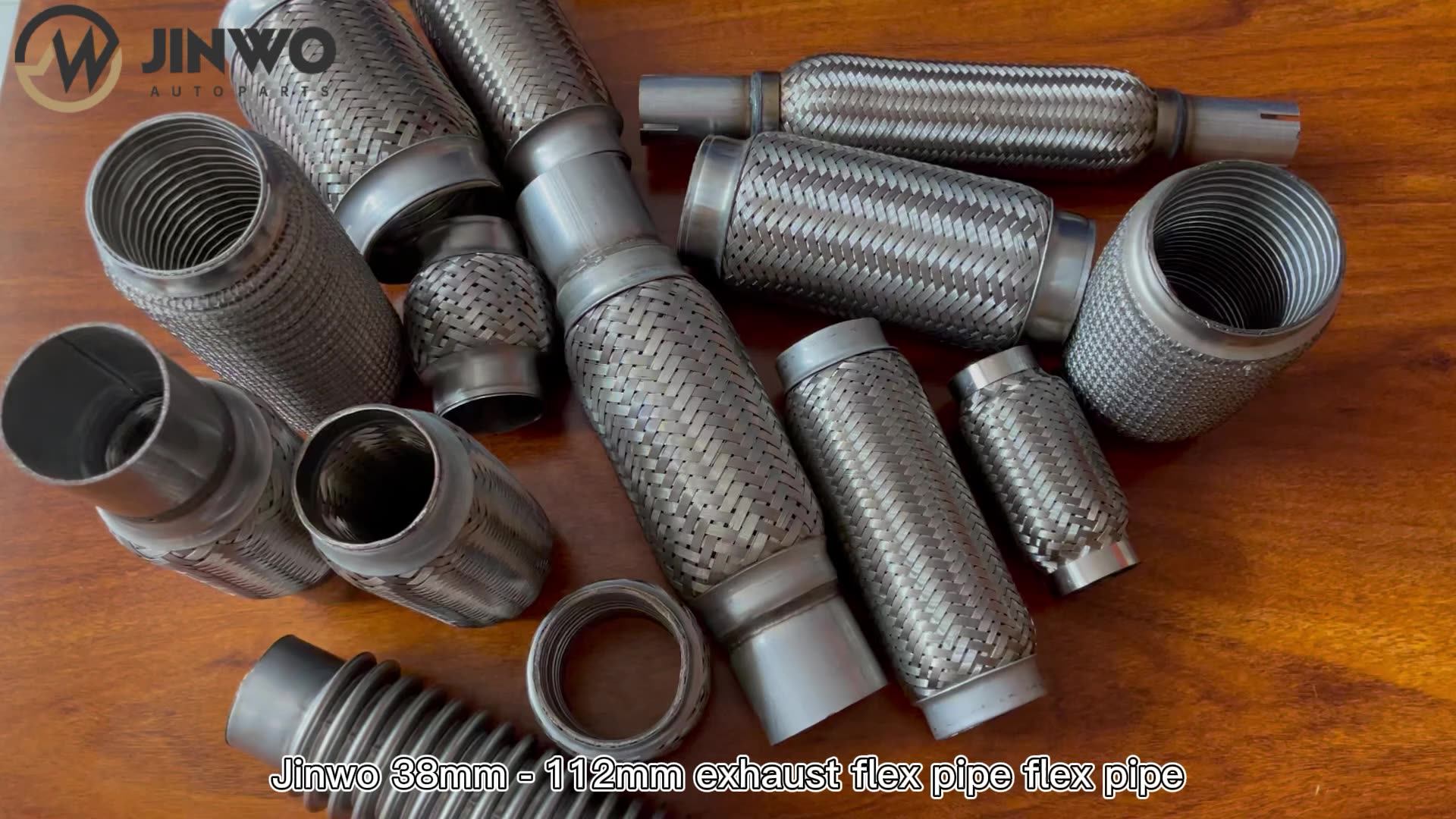 201 Stainless Steel Flex Pipe Exhaust Couplings Double Braid 3 Inchx6 Inch With Mild Steel